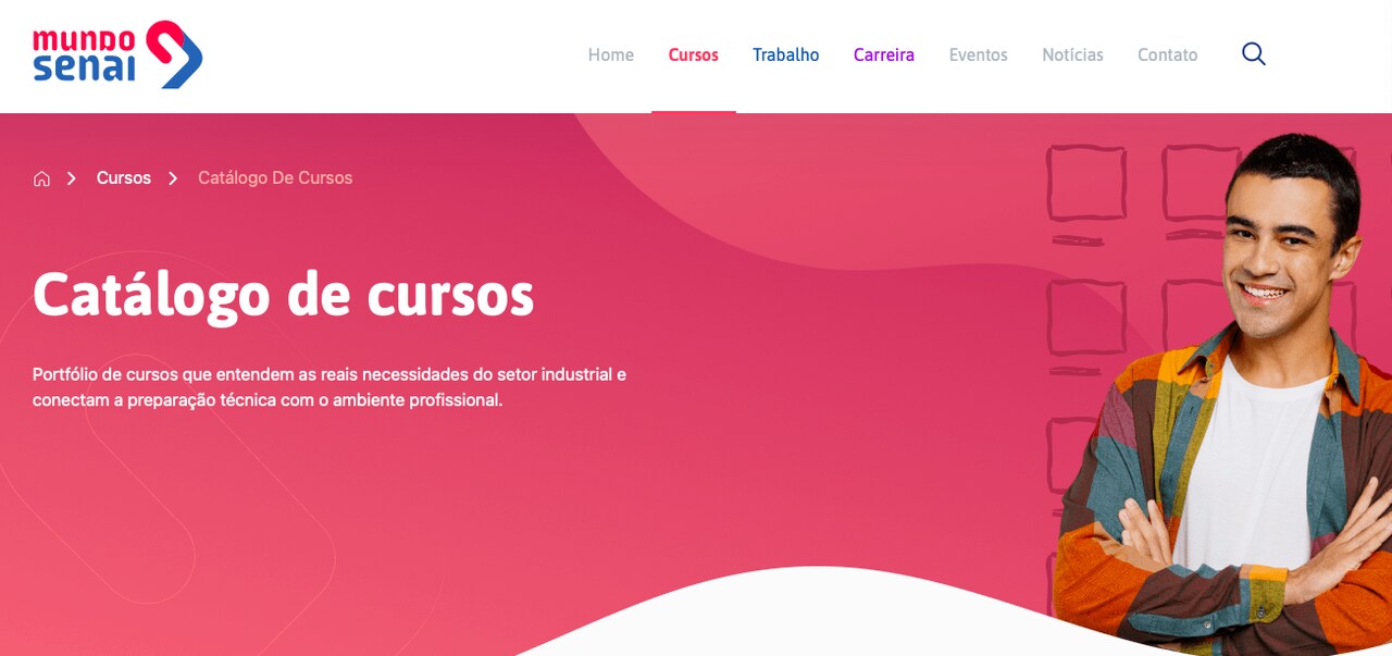 Cursos gratuitos do Senai